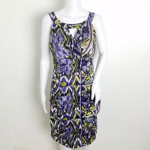 Signature by Sangria Sheath Ruched Dress 8